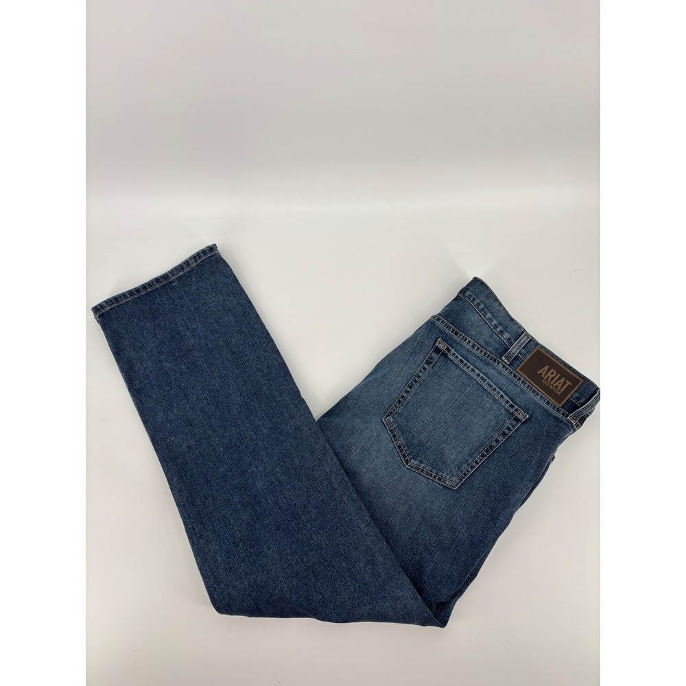 Ariat M7 Slim Fit Straight Leg Jeans Mens 40x32 Medium Wash Denim Blue Pants